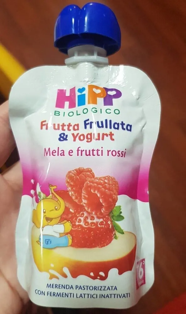Frutta frullata e yogurt