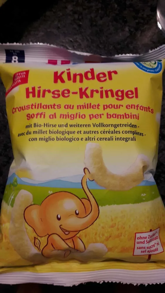 Croustillant au millet pour enfants