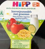 Pates etoilees legumes