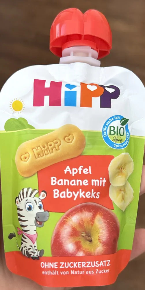Hipp Apfel-banane & Babykeks Ohne Zuckerzusatz