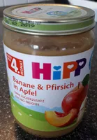 Banane & Pfirsich in Apfel (ab 5. Monat)