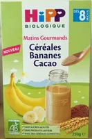 Matins Gourmands Céréales Bananes Cacao