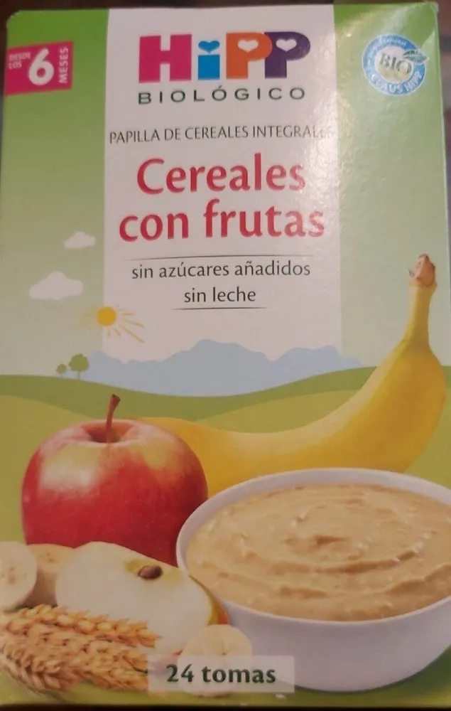 Cereales integrales con frutas