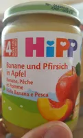 Compote banane pêche et pomme