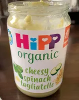 Organoc cheesy spinach tagliatelle