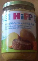 Pommes de terre et legumes avec boeuf