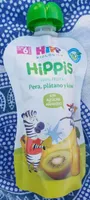 Pera, plátano y kiwi