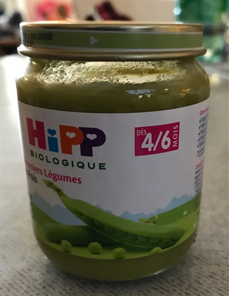 Mes premiers légumes Petits pois