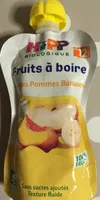 Hipp fruits à boire pêches pommes bananes