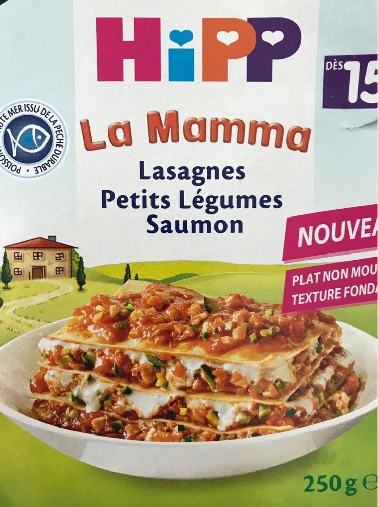 La mamma lasagnes petits legumes saumon