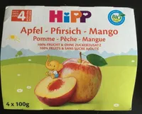 Compote pomme peche mangue