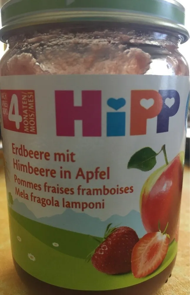 Hipp Pommes fraise framboise