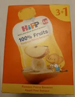 100 % Fruits Pommes Poires Bananes