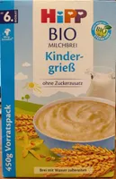 milchbrei kindergriess (ohne Zuckerzusatz)
