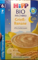Bio Milchbrei Grieß-Banane