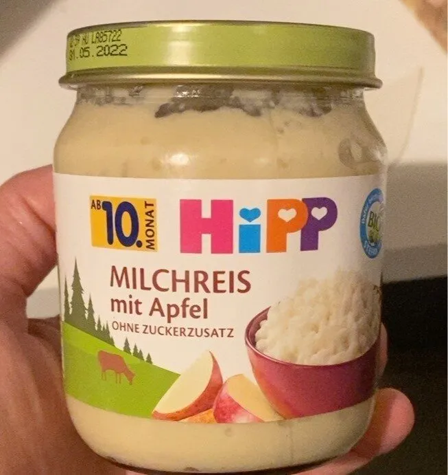 Milchreis mit Apfel
