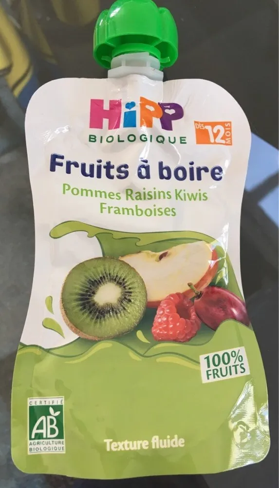 Fruits à boire - Pommes Raisins Kiwis Framboises