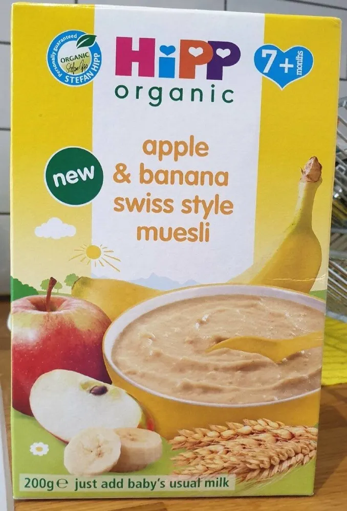 HIPP Apple & Banania swiss style muesli