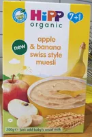 HIPP Apple & Banania swiss style muesli