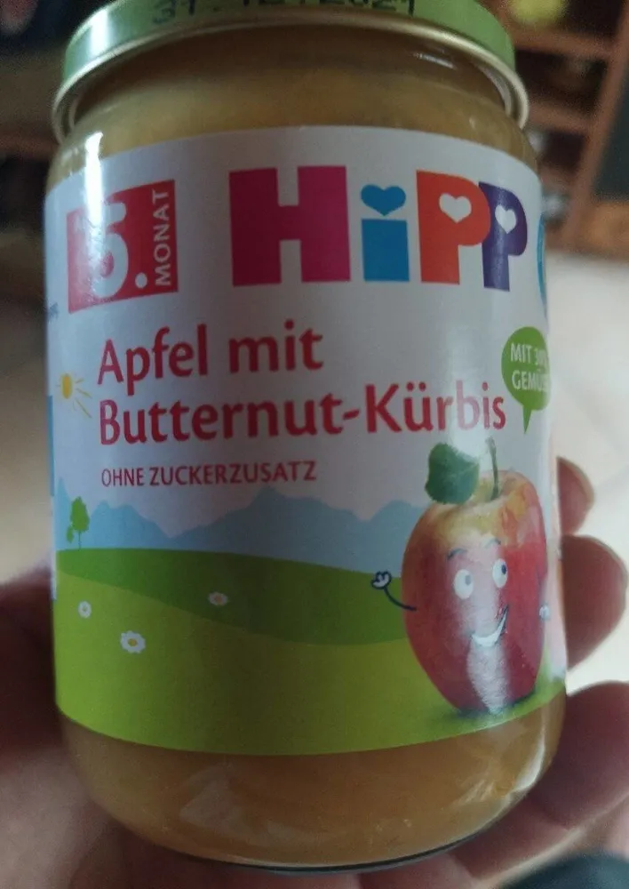 Apfel mit butternut-Kürbis
