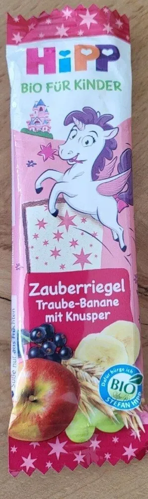 Zauberriegel Traube-Banane mit Knusper