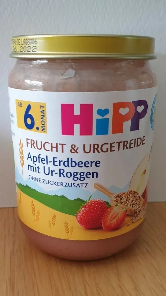 Apfel-Erdbeere mit Ur-Roggen