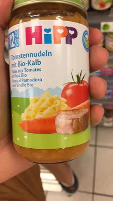 Pâtes aux tomates et veau bio