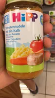 Pâtes aux tomates et veau bio