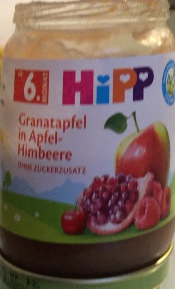Granatapfel in Apfel und Himbeere