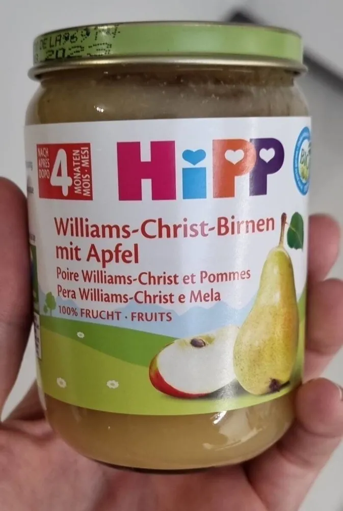 HIPP poire Williams-christ et pommes