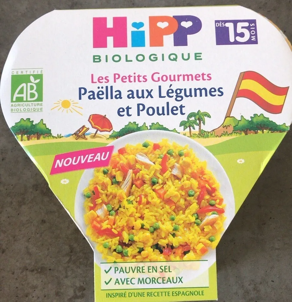 Paëlla aux légumes et poulet