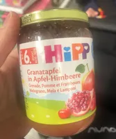 Grenade, pommes et framboises