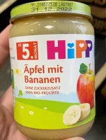 Äpfel mit Banane