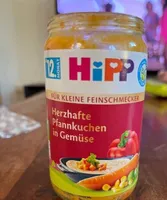 Herzhafte Pfannkuchen in Gemüse