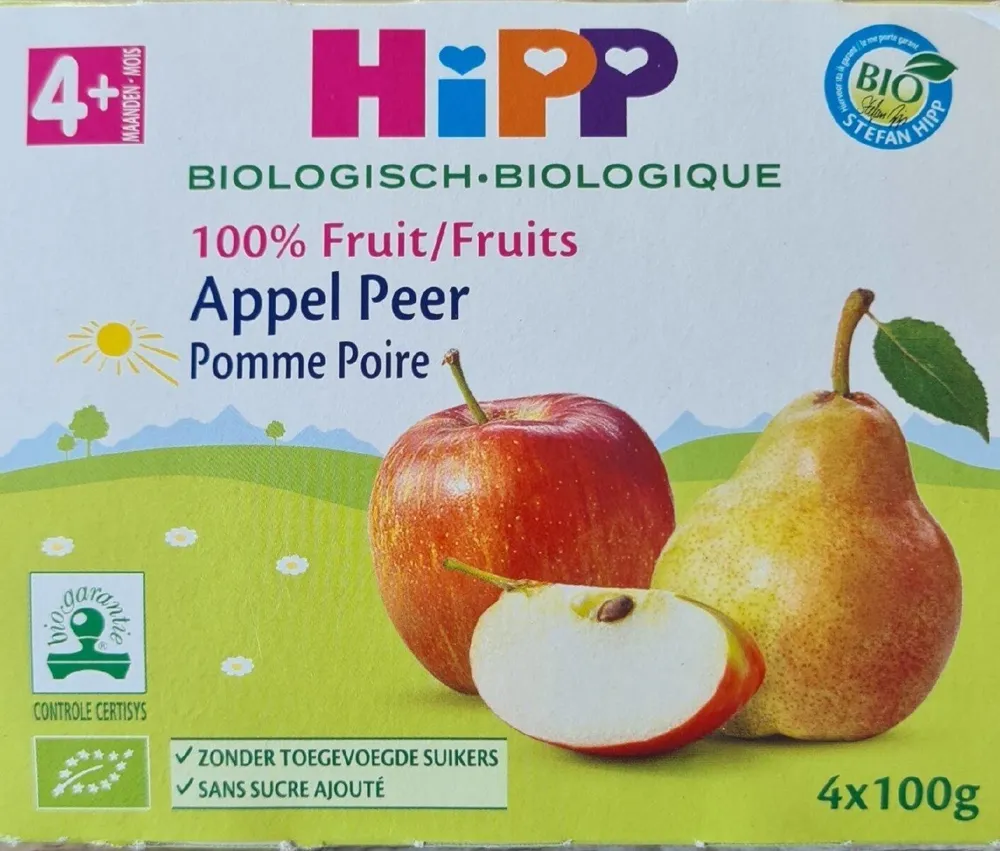 100% fruits pomme/poire