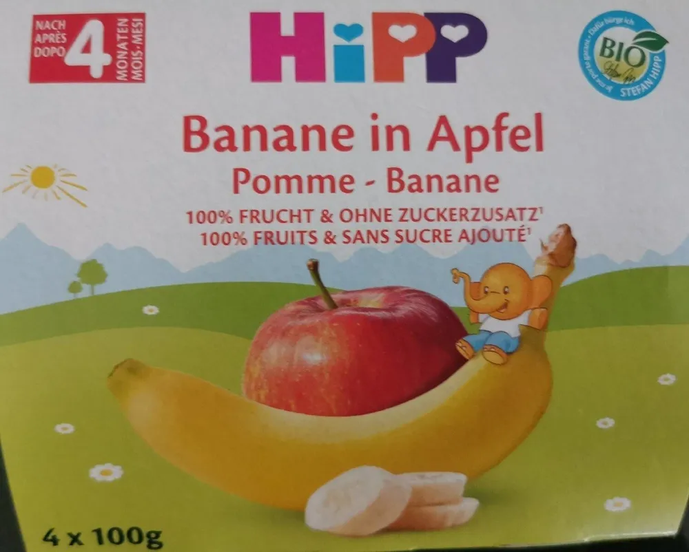 Hipp yaourts Pomme-banane bio