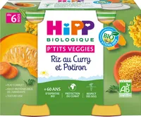 Veggies riz au curry et potiron
