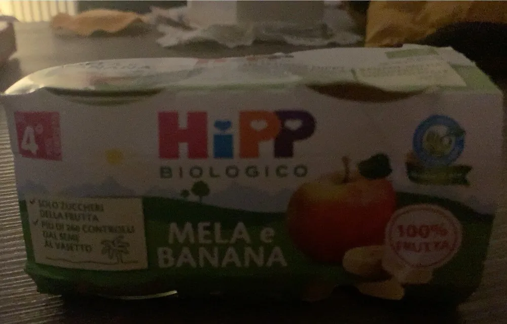Omogeneizzato mela e banana