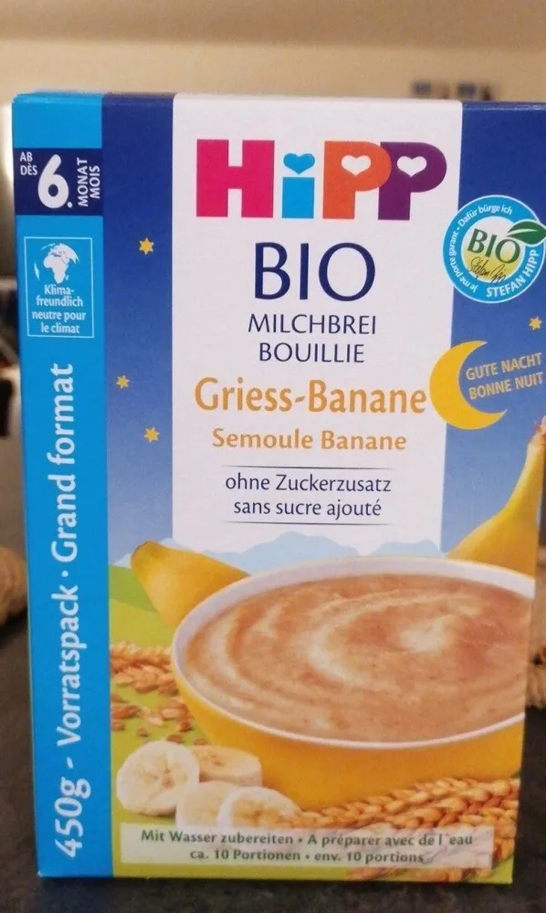 Bio semoule banane