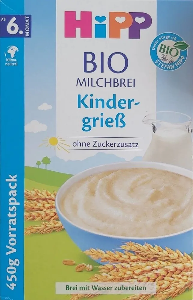 Bio Milchbrei Kindergrieß