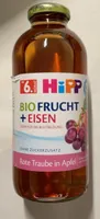 Bio Fruchtnektar Rote Traube in Apfel