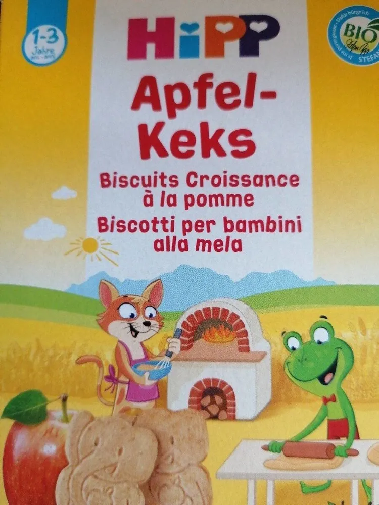 Biscuits croissance à la pomme