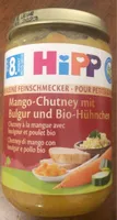 Chutney à la mangue avec boulgour et poulet bio
