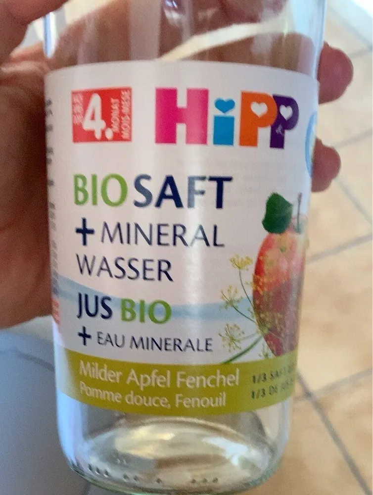Jus bio eau minerale