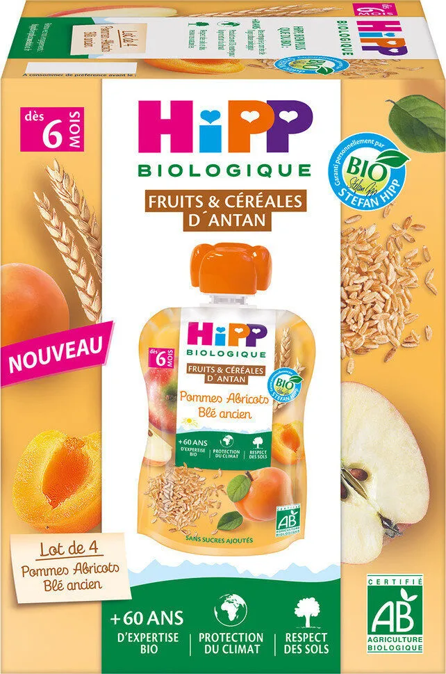 Pommes abricots blé ancien