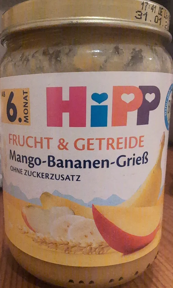 Mango-Bananen-Grieß