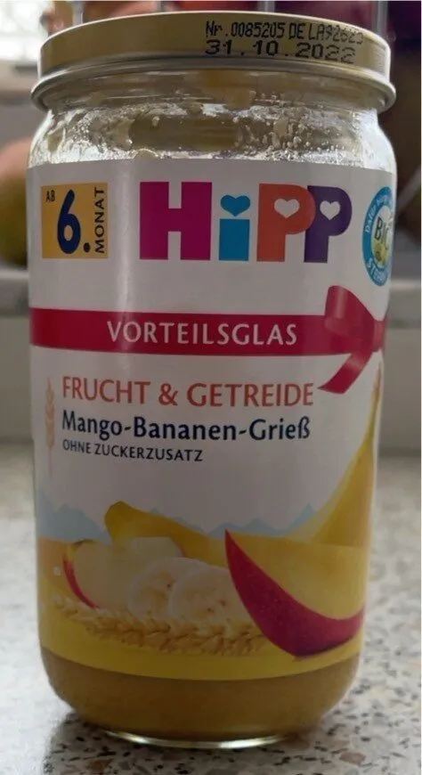 Mango-Bananen-Grieß (ab 6. Monat)