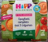 Spaghetti complets aux 5 légumes
