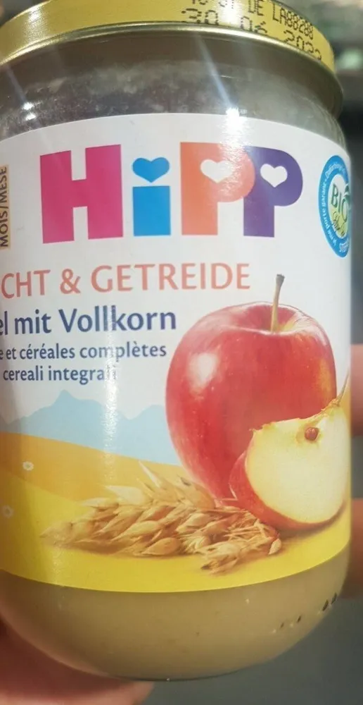 pomme et céréales complètes
