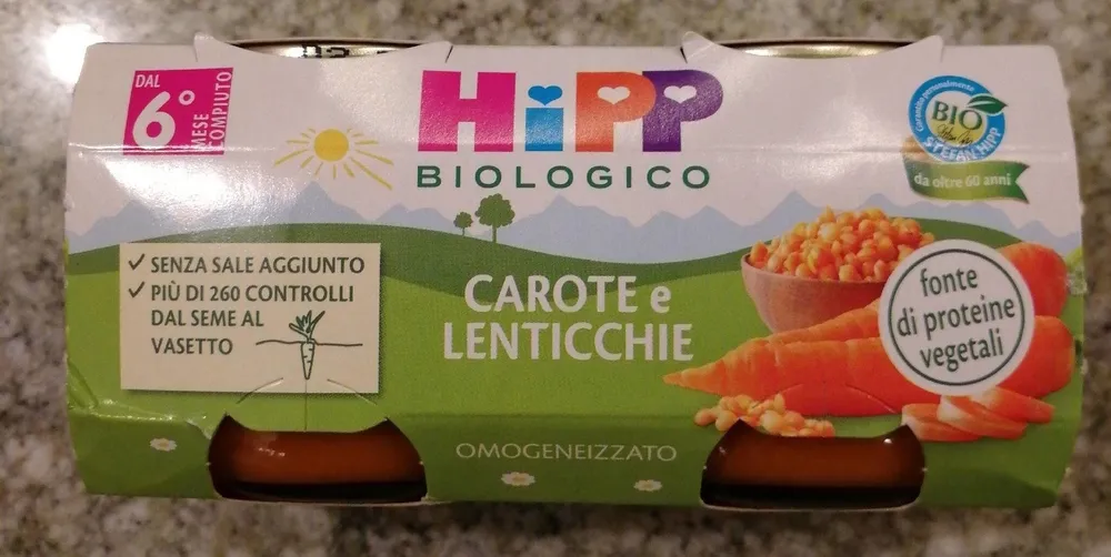 Carote e lenticchie
